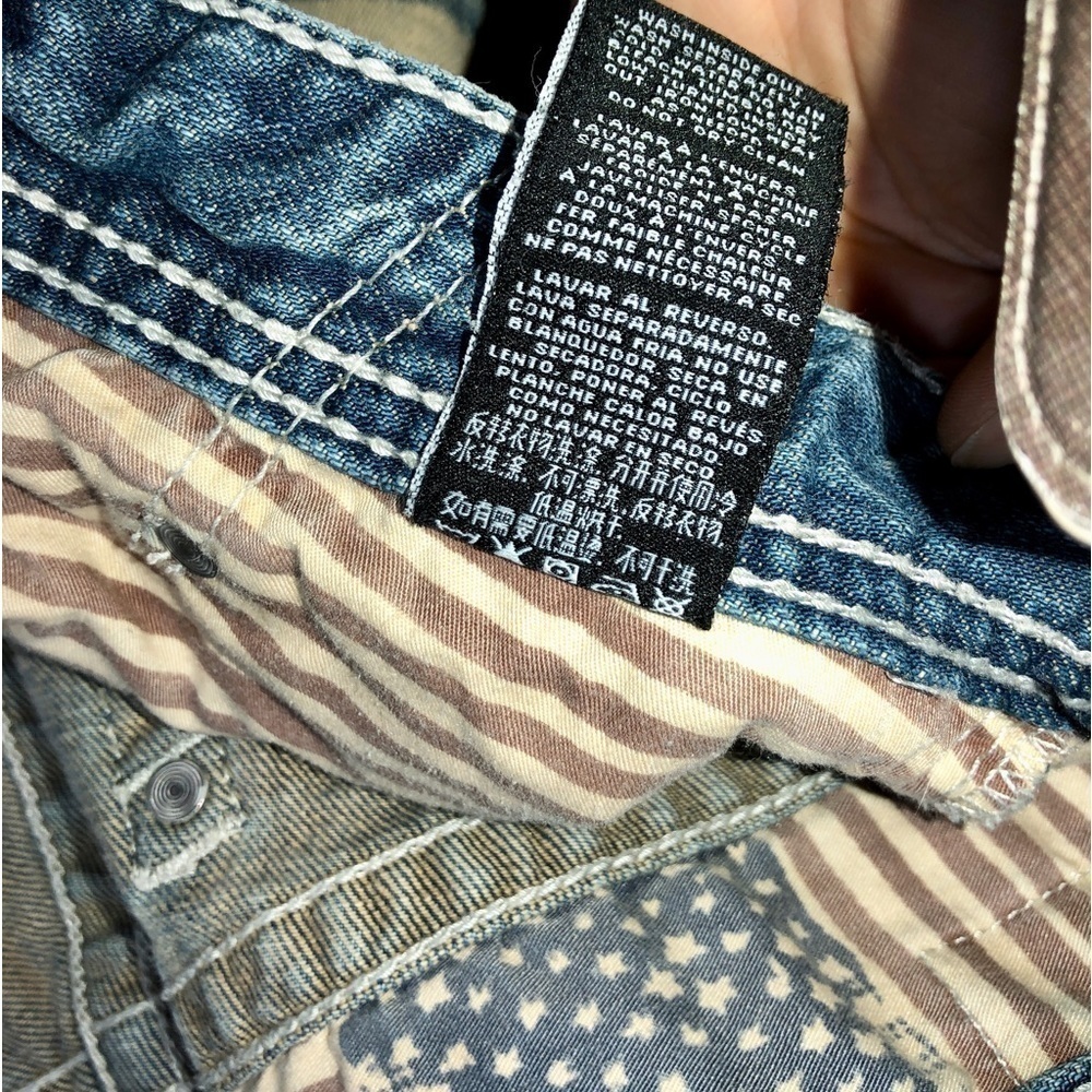 👻Affliction American Custom distressed denim jeans - Picture 16 of 16